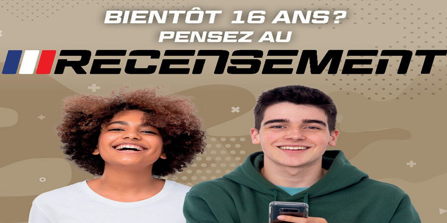 Bandeau DSNJ_2026_Recensement – Appli Défense+