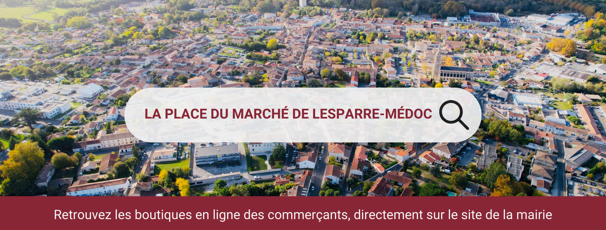 Bandeau Lesparre Médoc - Place du Marché Numérique