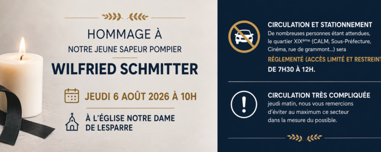 Obsèques pompier