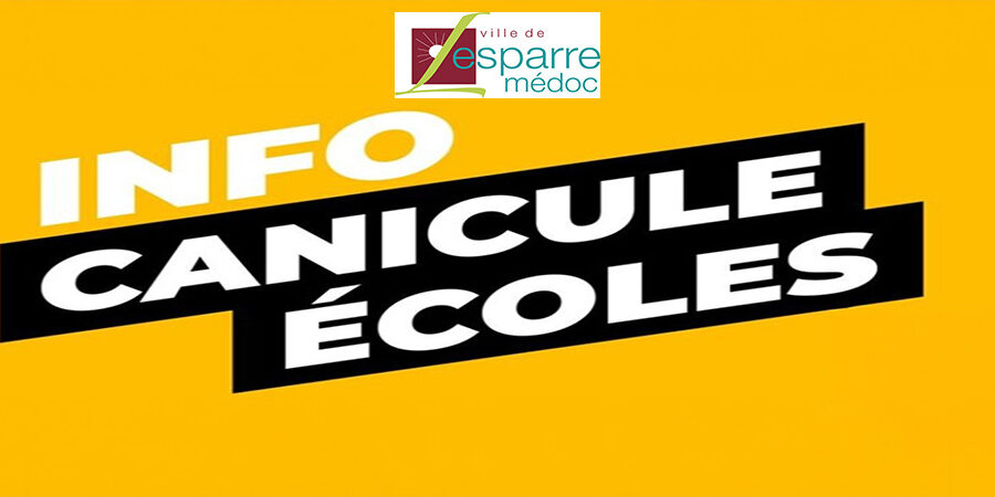 canicule écoles