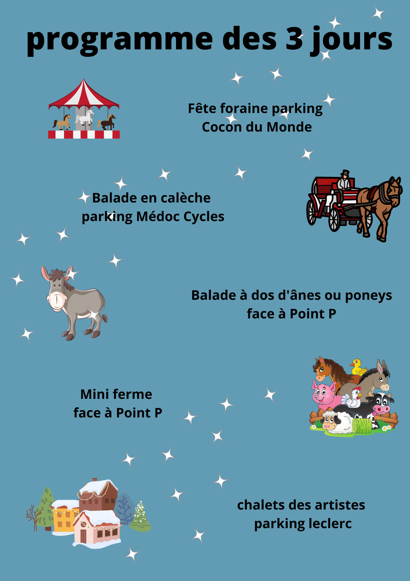 Marché de Noël 2022 - Zone de Belloc - Plan 1