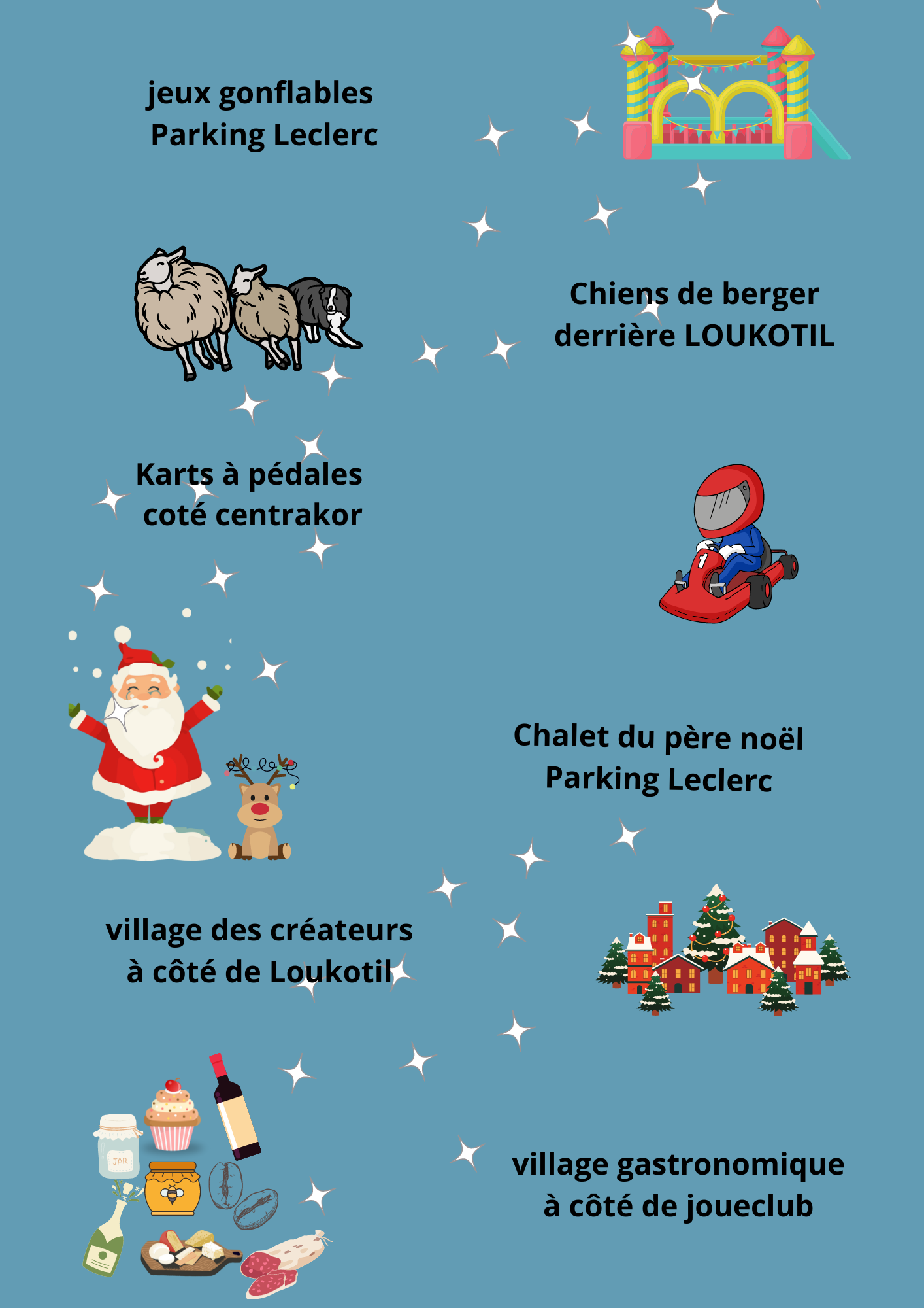 Marché de Noël 2022 - Zone de Belloc - Plan 2