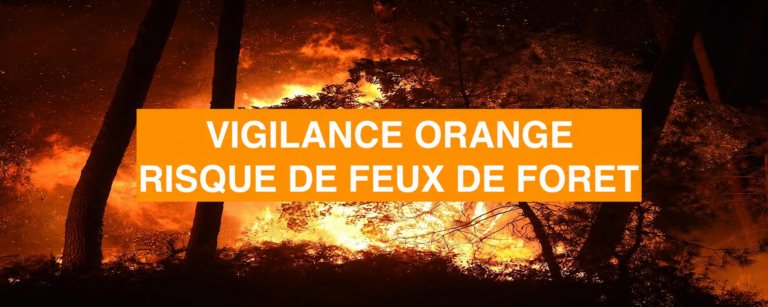 vigilance orange feux de forêt